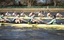 Harvard Rowing Cruises to Victory in Races Over the Weekend