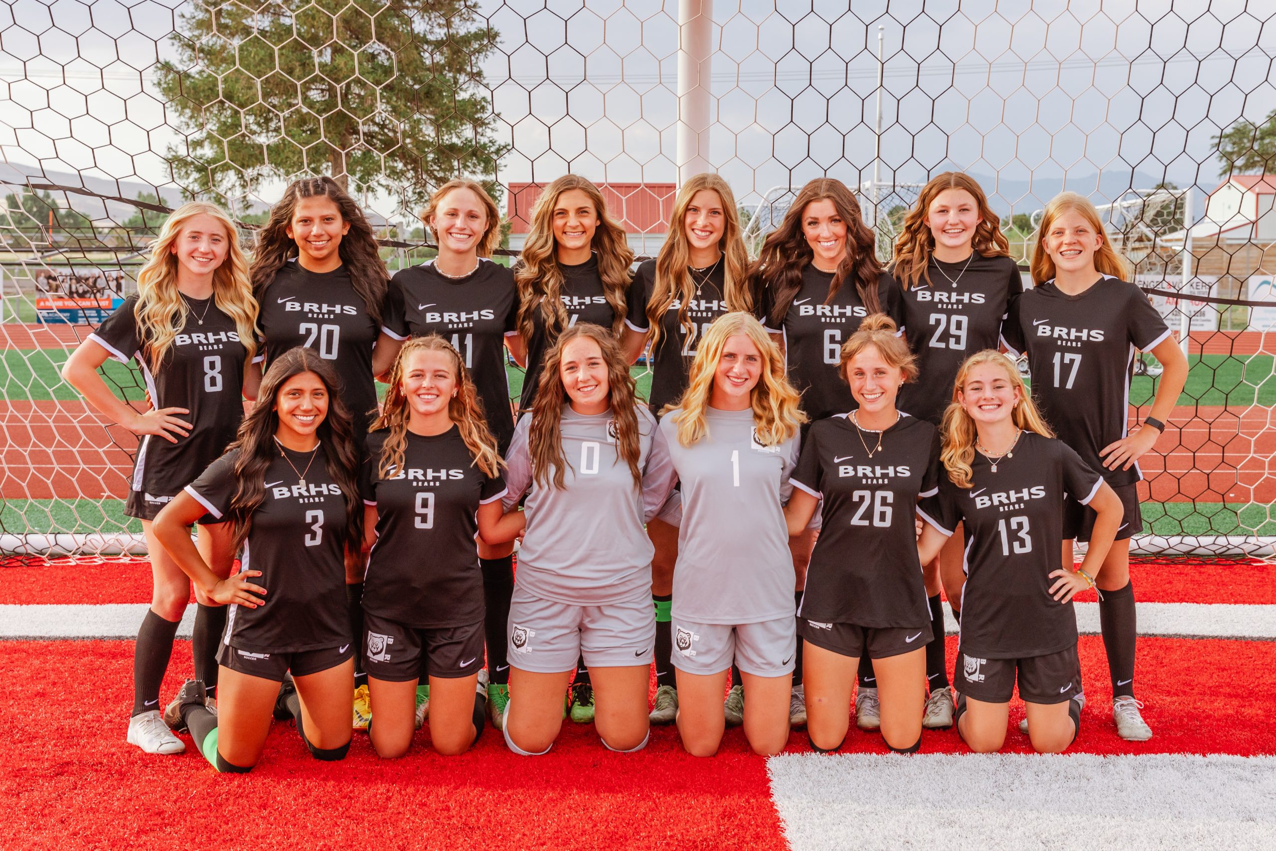 High school girls soccer