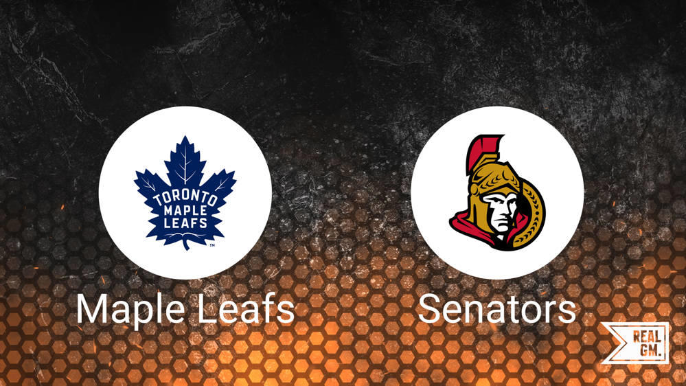 Maple Leafs vs. Senators live updates