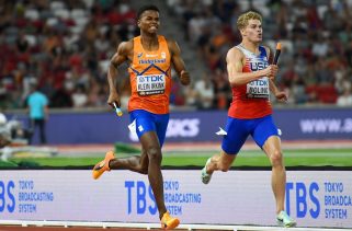 Men's track and field captures fifth straight outdoor state championship