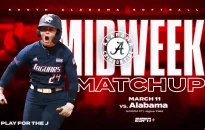 No. 2 Softball Set for Series at No. 22 Alabama