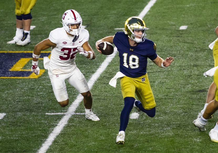 Notre Dame's Leonard Moore Named Top Returning Cornerback in College Football