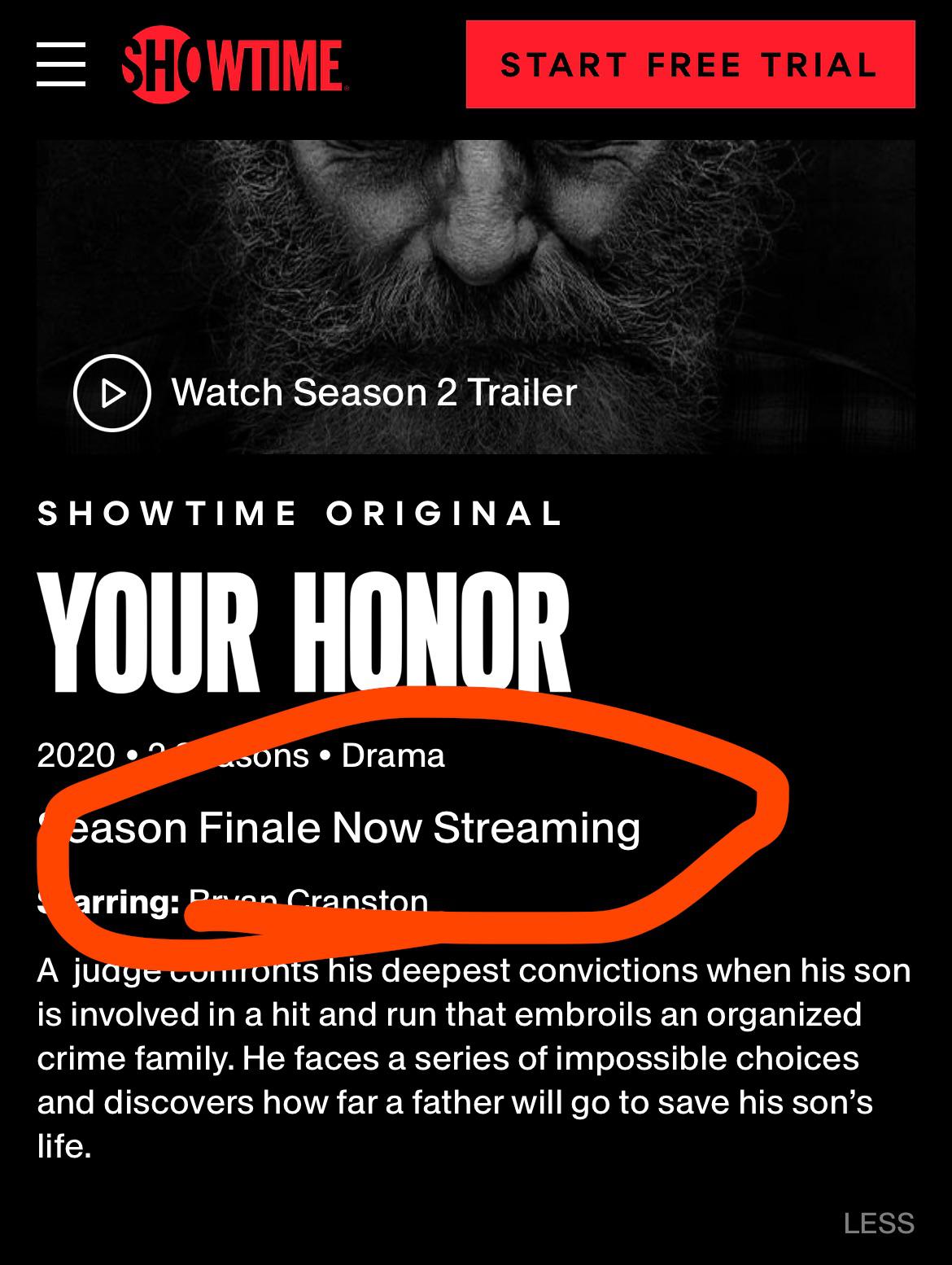 Regular Season Finale Canceled
