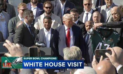 Saquon Barkley reacts to White House visit with President Trump