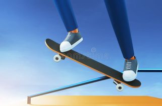 Skateboarder Grinds on Cybertruck