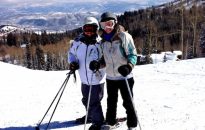 Skiers enjoy Deer Valley's likely final powder day