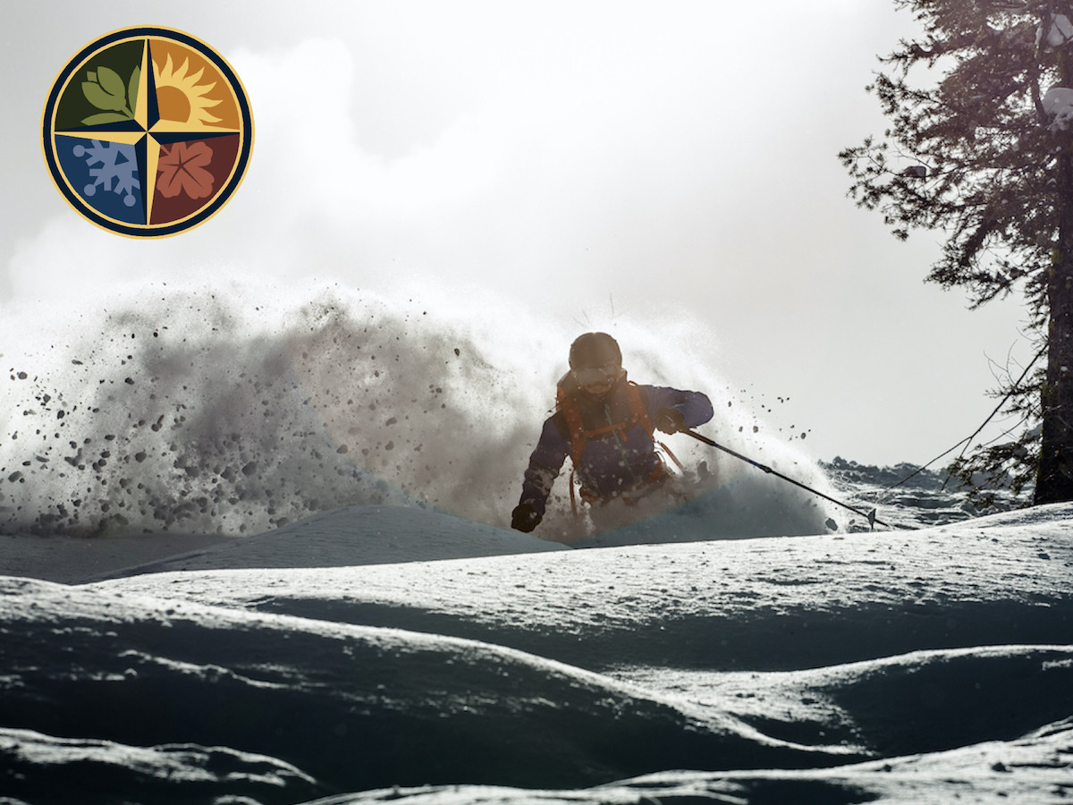 Snowboarder Escapes Avalanche While Descending Mountain in Turkey
