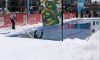 Snowboarder Fakes Pond Skim With His 2
