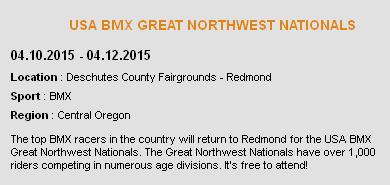 USA BMX Great Northwest Nationals return to Redmond