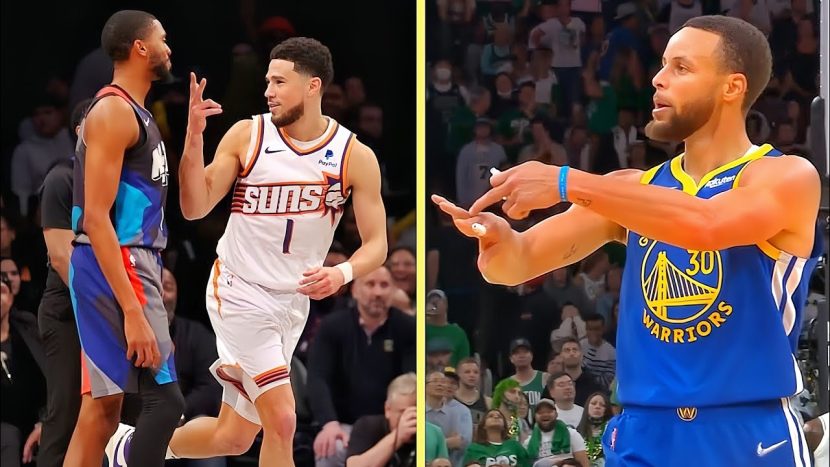 Who do you think has the better celebration? #NBA #Basketball #LeBr...