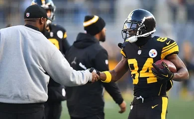 Antonio Brown Mike Tomlin