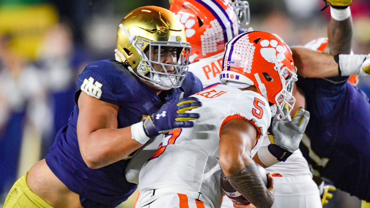 College football powers Notre Dame, Clemson agree to 12