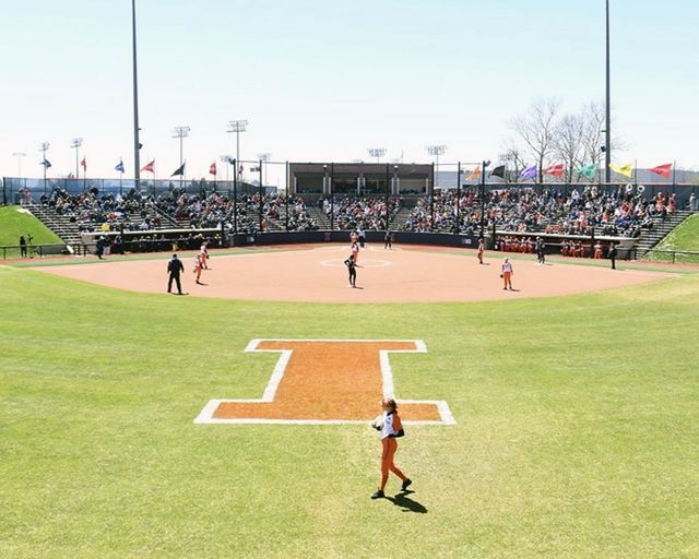 Fans gather at 'Set the Bar' to watch Nebraska softball play in the Knoxville Super Regional