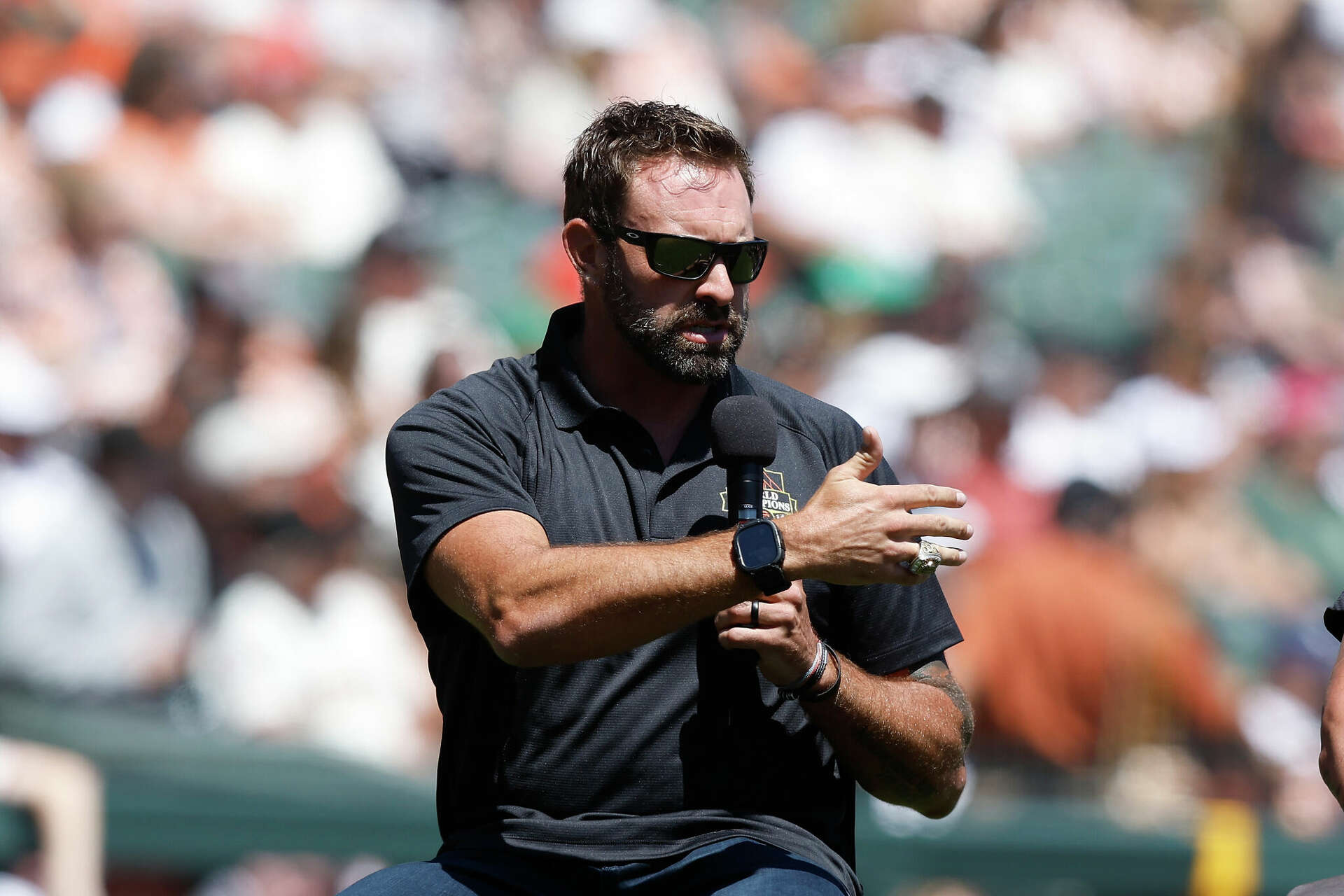 Former MLB player Darin Ruf sues Reds over injury caused by running into tarp in 2023