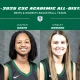 FOUR WARRIORS SELECTED FOR WOMEN'S TENNIS CSC ACADEMIC ALL