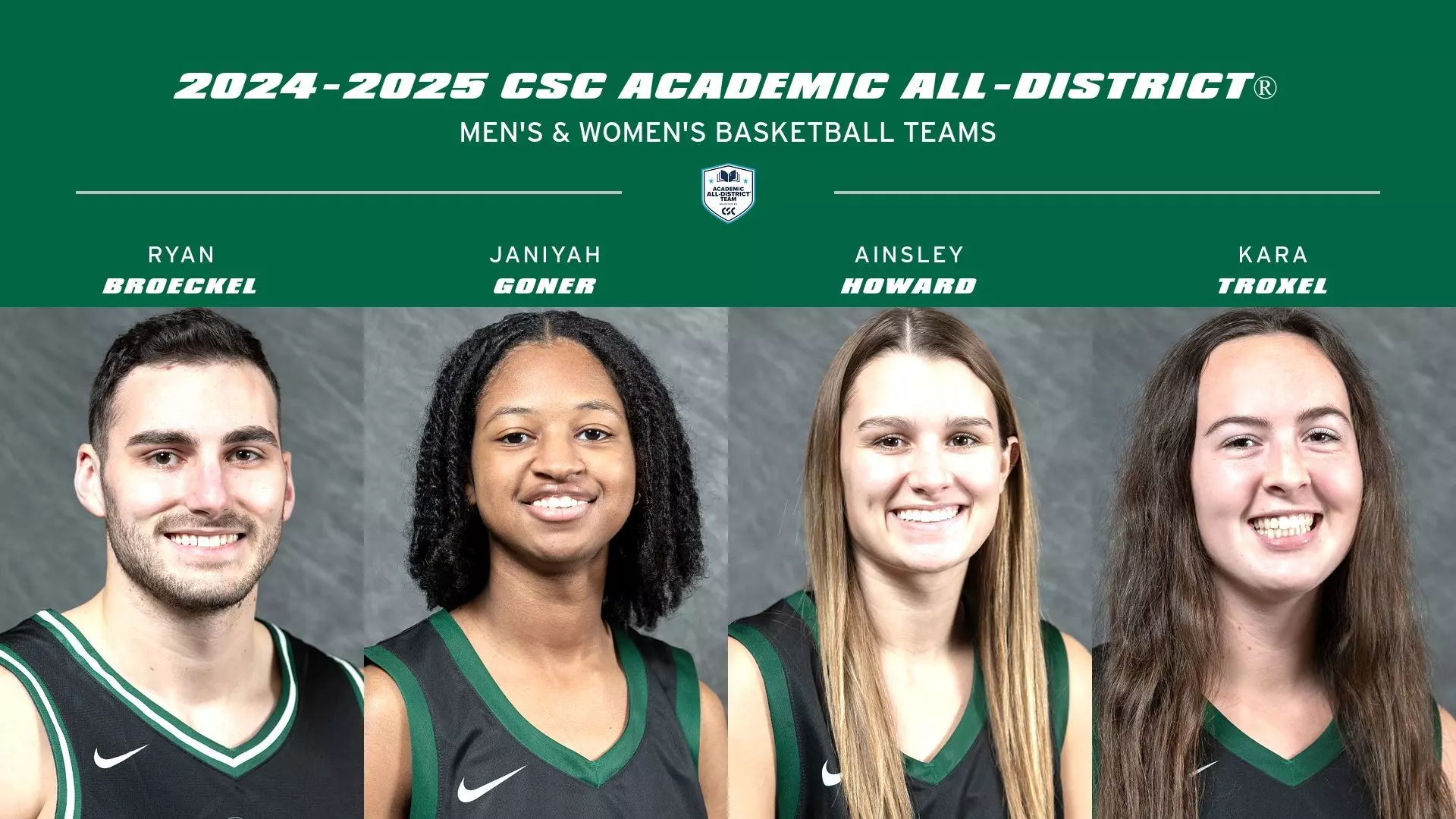 FOUR WARRIORS SELECTED FOR WOMEN'S TENNIS CSC ACADEMIC ALL