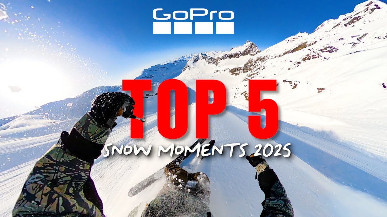 GoPro's Top 5 Wildest Ski/Snowboard Clips Of 2025