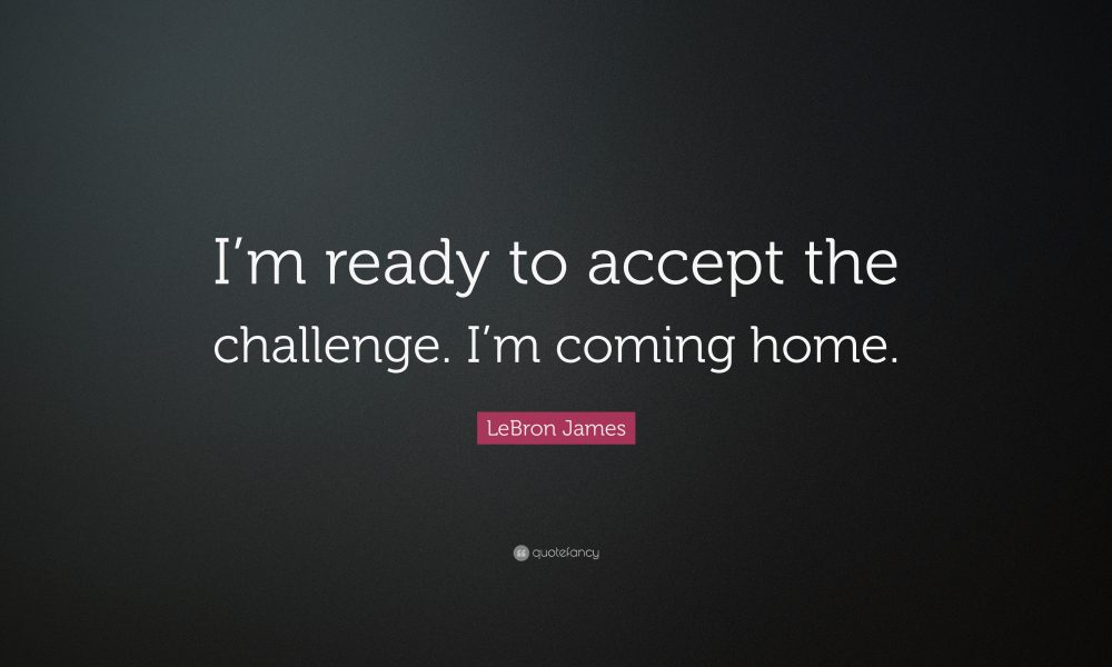 'I'm ready to take that challenge'