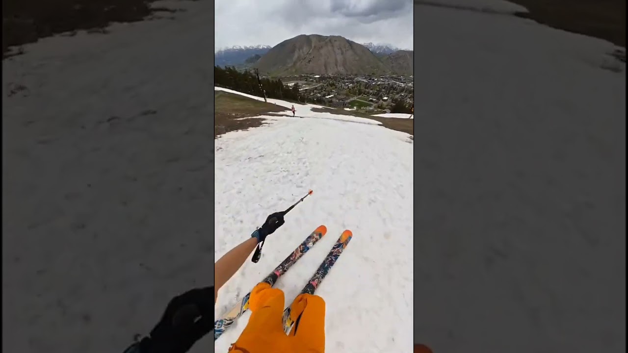 Jackson Hole Local Skier Scores Mid