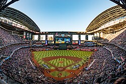 MLB stadiums ranked by capacity