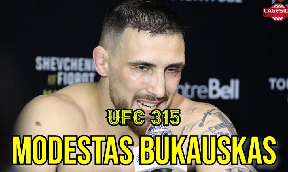 Modestas Bukauskas 'Grateful' For Adversity That Took Him Out Of UFC