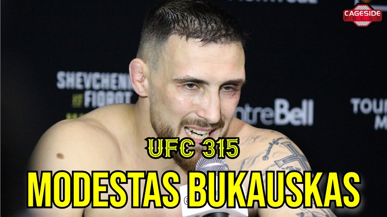Modestas Bukauskas 'Grateful' For Adversity That Took Him Out Of UFC