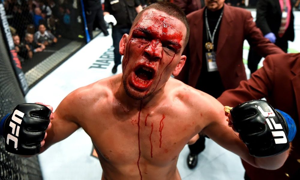 Nate Diaz issues X