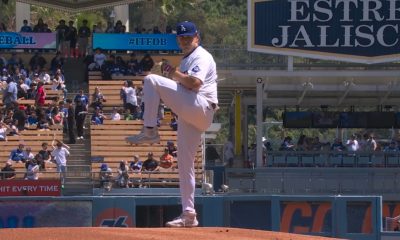 Saginaw's Spencer Schwellenbach struggles in loss to Dodgers