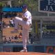Saginaw's Spencer Schwellenbach struggles in loss to Dodgers
