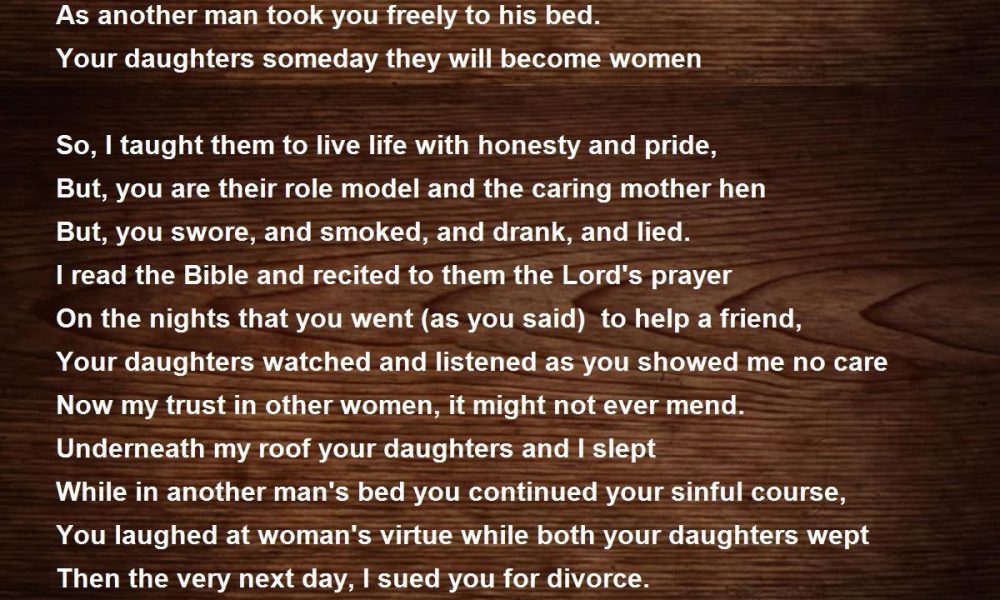 'Think about your daughters'