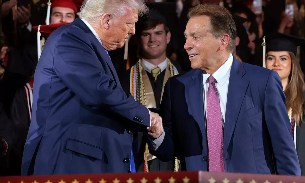Trump mulls order on college football NIL deals after Nick Saban meeting