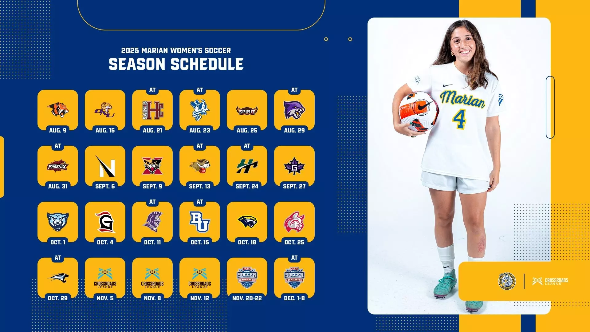 2025 Women's Soccer Schedule