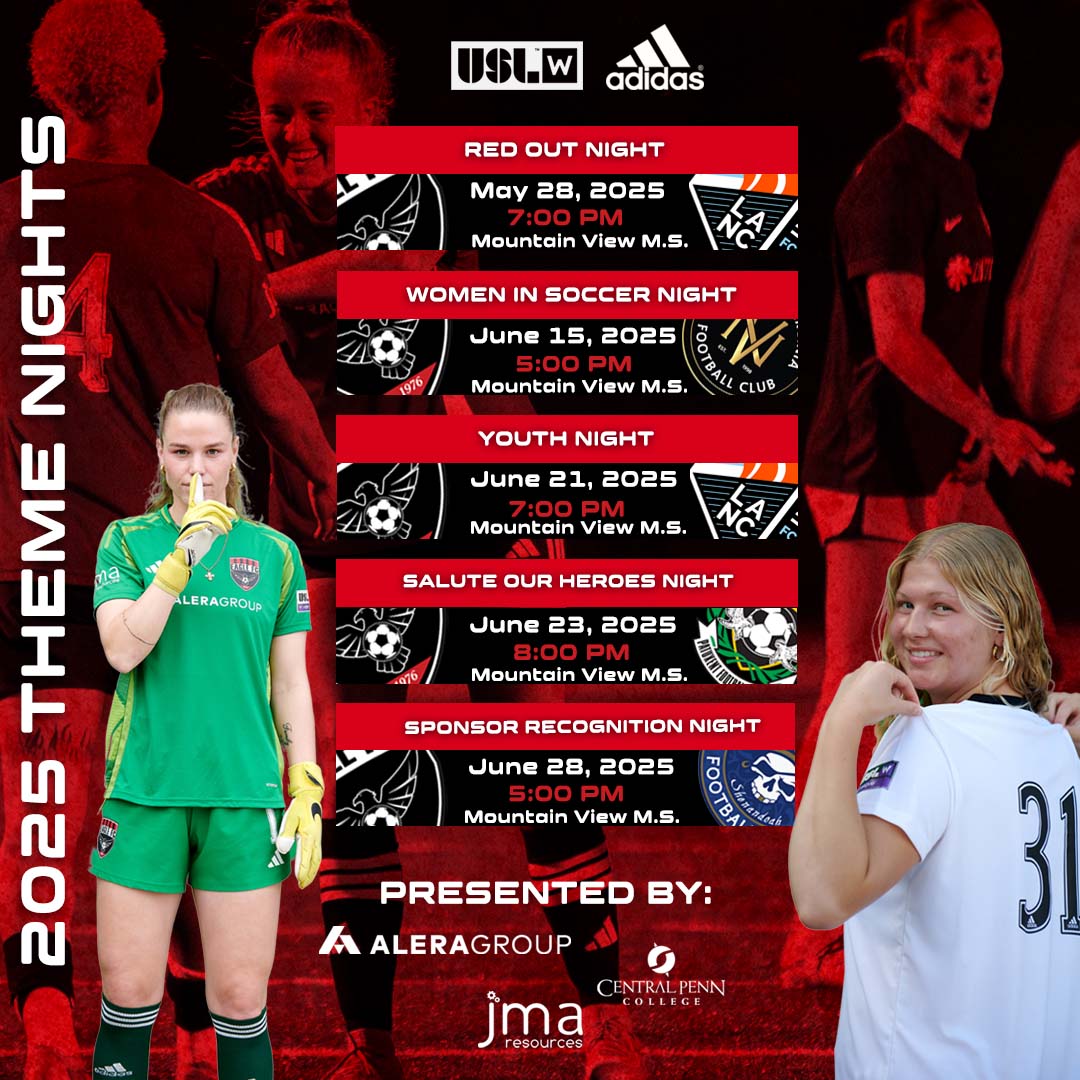 2025 Women's Soccer Schedule