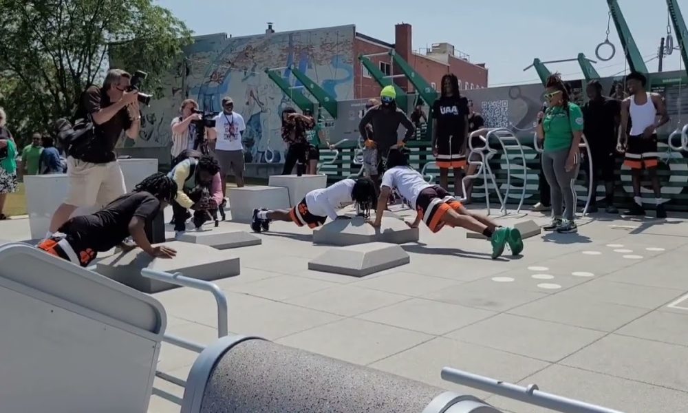 Benton Harbor celebrates opening of new fitness court
