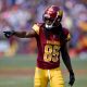 Commanders receiver Noah Brown carted off the field at minicamp