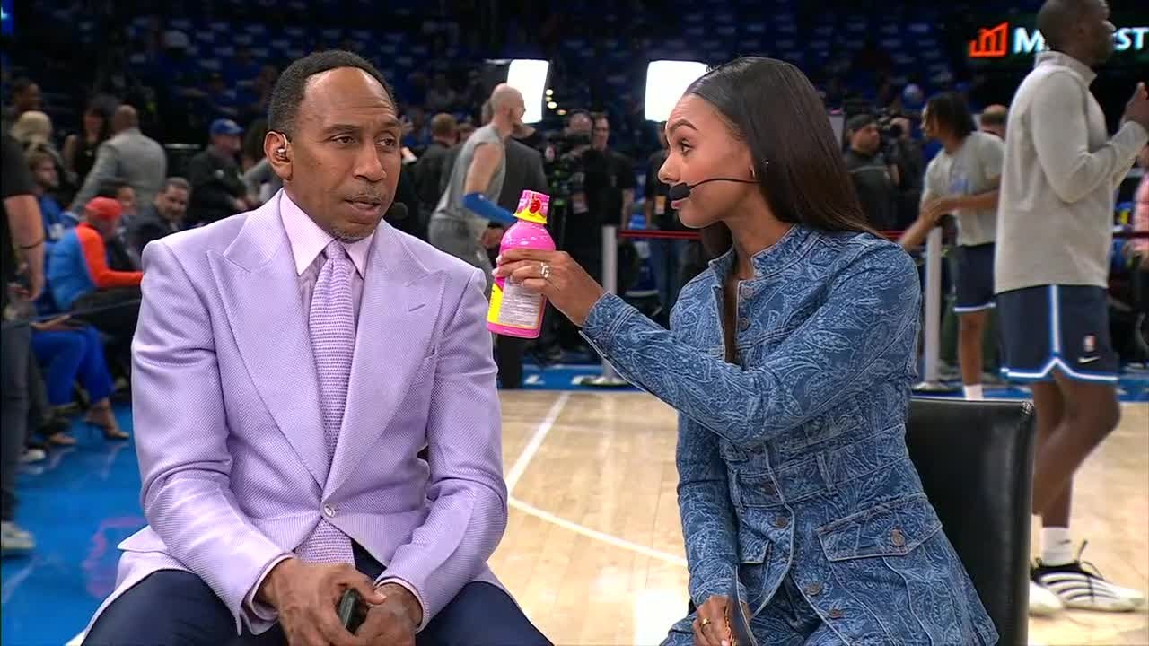 ESPN's Bob Myers Going Viral for Facial Reactions to Stephen A. Smith During NBA Draft