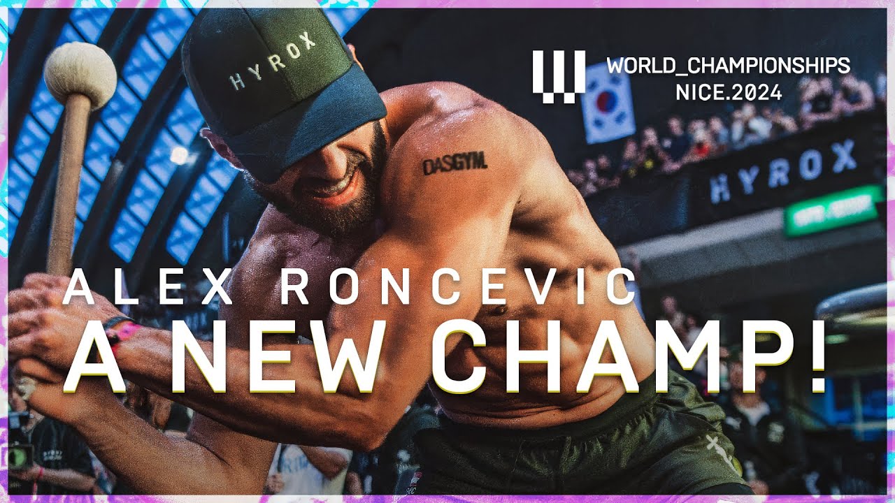 Hyrox champion Alexander Roncevic reveals his race