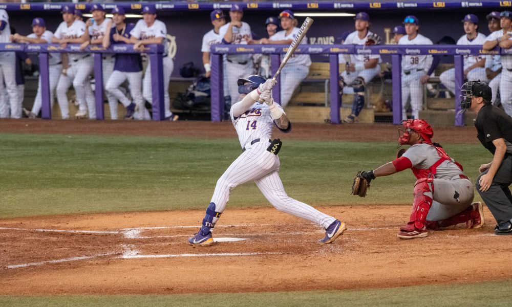 LSU's Jake Brown pitches Crocs for possible NIL deal at College World Series