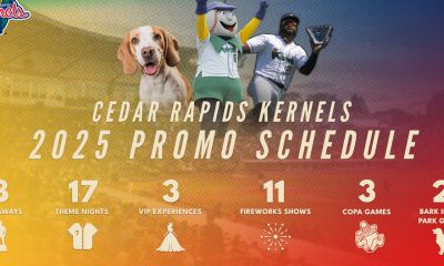 Pro baseball's a small world, and Cedar Rapids Kernels pitcher Chase Chaney knows it