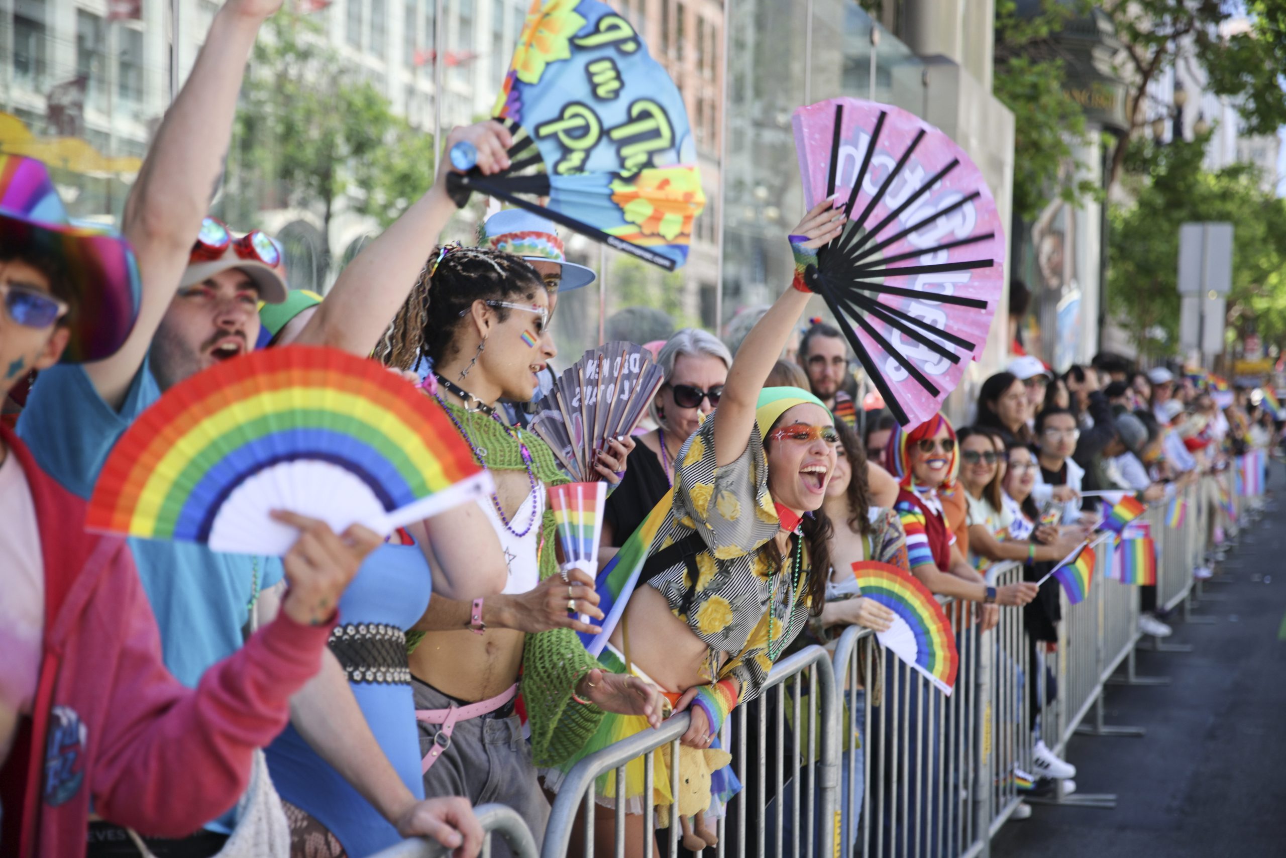 US cities cap Pride Month with a mix of party and protest