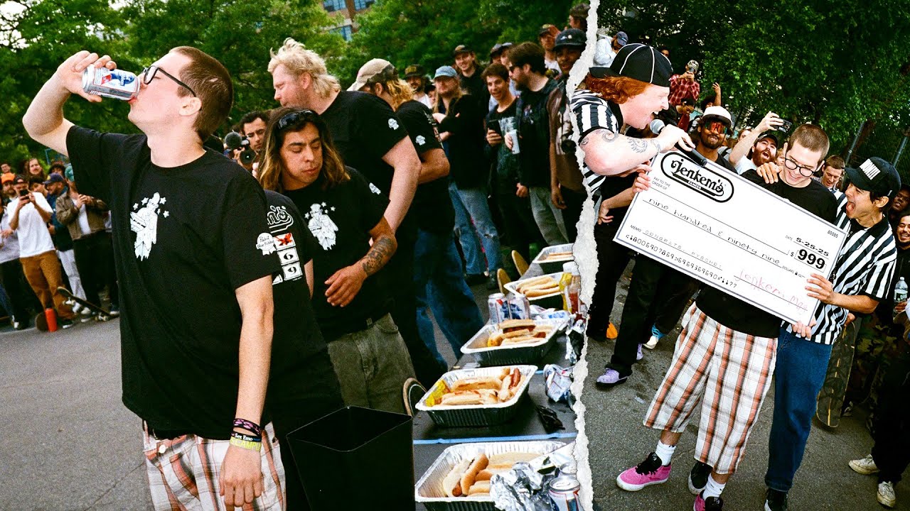 WE GAVE AWAY $999 IN SKATEBOARDING'S ONLY HOT DOG EATING CONTEST