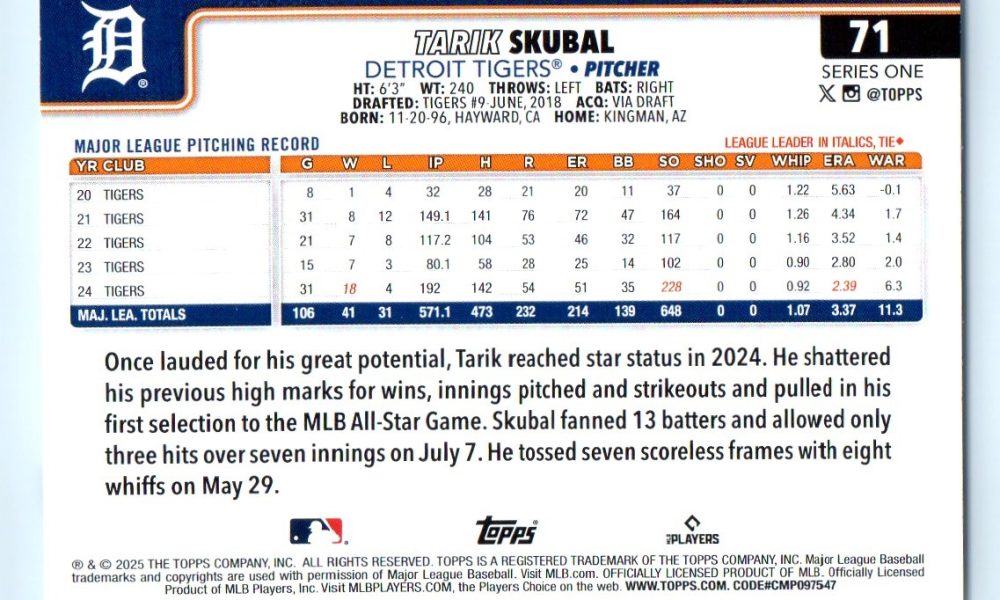 What is Tarik Skubal's net worth in 2025? A look at his MLB contract, earnings, and more