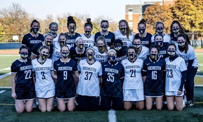 Women's Lacrosse coaching staff recognized by IWLCA