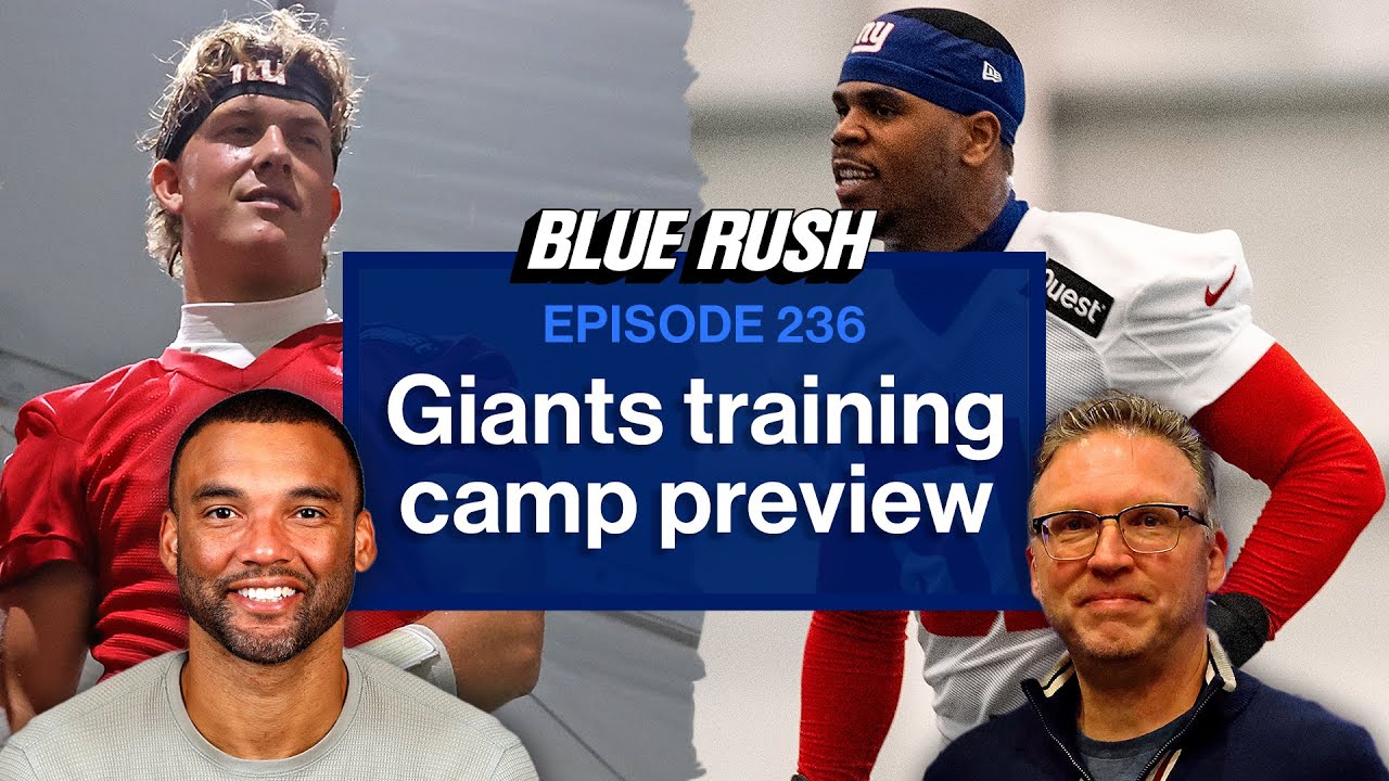 Jaxson Dart looks more at home in best Giants training camp day yet
