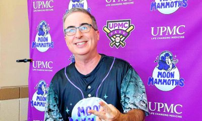 John Oliver's Erie Moon Mammoths debut in front of a record crowd