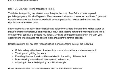 Letter to the editor