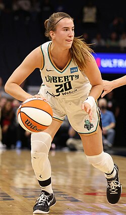 Liberty Star Sabrina Ionescu Among City's Top Athletes