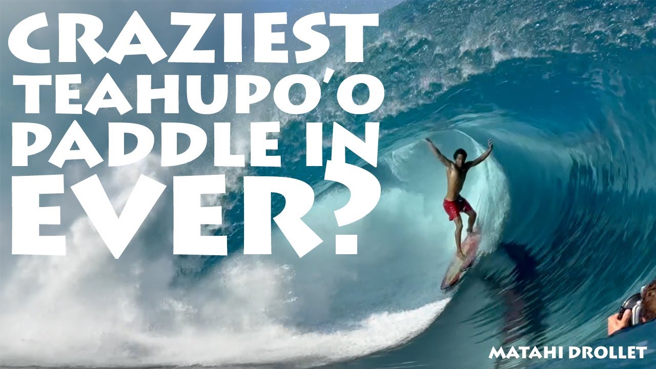 Matahi Drollet Surfed Possibly 'The Best Wave Ever Paddled at Teahupo'o'