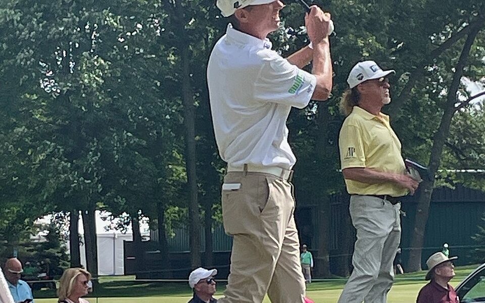 Steven Alker takes a 1