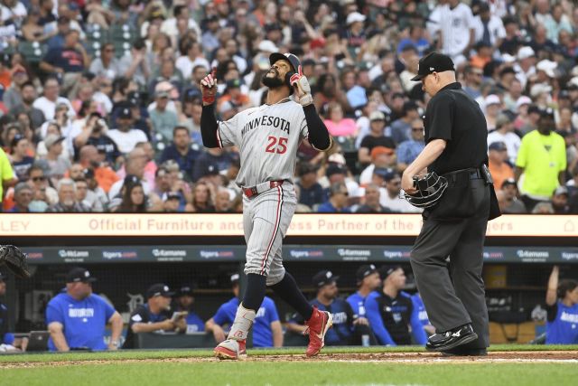 Twins' Byron Buxton rips Automated Ball